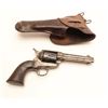 Image 2 : Colt SAA revolver, .44-40 caliber, 4.75”  barrel, blued finish, checkered hard rubber  grips, S/N 30