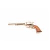 Image 8 : Colt 3rd Generation SAA revolver, .45  caliber, 7.5” barrel, factory nickel finish,  smooth wood gri
