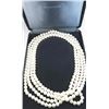 Image 2 : Incredible ladies ‘TIFFANY’ natural Pearl  strand of 80 inches in length averaging 8.00  MM in diame