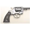 Image 3 : Colt Army Special DA revolver, .38 caliber,   6” barrel, blued finish, checkered black hard   rubber