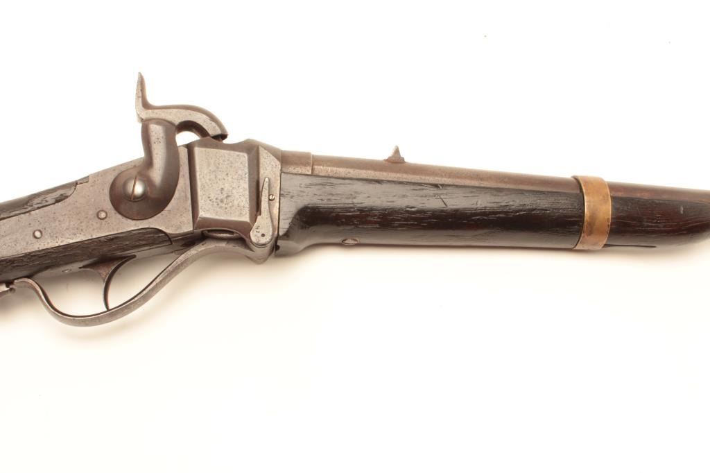 Confederate Sharps SRC, .52 caliber, 22” barrel, brass barrel band and