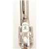 Image 2 : Colt SAA revolver, engraved, .45 caliber,  4.75” barrel, nickel finish, later raised  carved pearl g
