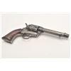 Image 8 : Colt U.S. Artillery Model SAA revolver, .45  caliber, 5.5” barrel, blued finish, smooth  wood grips,