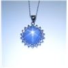 Image 5 : Very important ladies necklace featuring an  excellent six ray Natural(NO Treatment) Star  Sapphire 