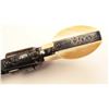 Image 16 : Colt SAA revolver engraved and silver inlaid  with carved ivory grips inlaid with gold  plate inscri