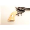 Image 5 : Colt SAA revolver engraved and silver inlaid  with carved ivory grips inlaid with gold  plate inscri