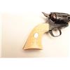 Image 6 : Colt SAA revolver engraved and silver inlaid  with carved ivory grips inlaid with gold  plate inscri
