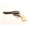 Image 8 : Colt SAA revolver engraved and silver inlaid  with carved ivory grips inlaid with gold  plate inscri