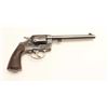 Image 2 : Colt New Service DA revolver, .45  caliber,  7.5” barrel, high polish blued finish,  checkered hard 