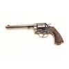 Image 4 : Colt New Service DA revolver, .45  caliber,  7.5” barrel, high polish blued finish,  checkered hard 