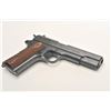 Image 8 : Colt U.S. Property Model 1911 semi-automatic  pistol, .45 caliber, 5” barrel, black finish,  checker