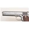 Image 7 : Colt Model 1905 semi-automatic pistol, .45  caliber, 5” barrel, blued finish, checkered  wood grips,