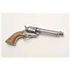 Image 4 : Colt SAA revolver, .32 W.C.F. caliber, 5.5”  barrel, blued finish, thick horn grips, S/N  197998, in