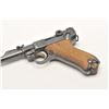 Image 2 : German 1917 DWM Artillery Model Luger  semi-automatic pistol, 9mm caliber, 8”  barrel, military blue