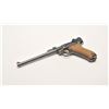 Image 3 : German 1917 DWM Artillery Model Luger  semi-automatic pistol, 9mm caliber, 8”  barrel, military blue