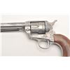 Image 2 : Custom engraved Colt SAA revolver, .45 Colt  caliber, 4.75” barrel, custom wood grips, S/N  324461, 