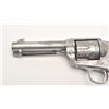 Image 3 : Custom engraved Colt SAA revolver, .45 Colt  caliber, 4.75” barrel, custom wood grips, S/N  324461, 