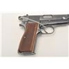 Image 2 : Early Browning High Power semi-automatic  pistol, 9mm caliber, 4.5” barrel, blued  finish, checkered