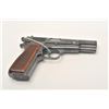 Image 4 : Early Browning High Power semi-automatic  pistol, 9mm caliber, 4.5” barrel, blued  finish, checkered