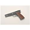 Image 4 : Early Browning High Power semi-automatic  pistol, 9mm caliber, 4.5” barrel, blued  finish, checkered