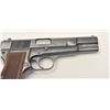 Image 7 : Early Browning High Power semi-automatic  pistol, 9mm caliber, 4.5” barrel, blued  finish, checkered