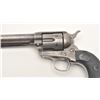 Image 8 : Colt SAA revolver, .45 caliber, 4.75” barrel,  blued finish, checkered hard rubber grips,  S/N 23638