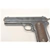 Image 2 : Colt Model 1903 Pocket hammer semi-automatic  pistol, .38 caliber, 4.5” barrel, blued  finish, check