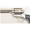 Image 2 : Colt SAA revolver, .44-40 caliber, 5.5”  barrel, re-finished nickel, checkered black  hard rubber gr