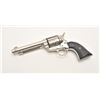 Image 3 : Colt SAA revolver, .44-40 caliber, 5.5”  barrel, re-finished nickel, checkered black  hard rubber gr