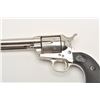 Image 2 : Colt SAA revolver, rare .32 Colt caliber,  4.75” barrel, nickel finish, checkered hard  rubber grips