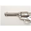 Image 3 : Colt SAA revolver, rare .32 Colt caliber,  4.75” barrel, nickel finish, checkered hard  rubber grips