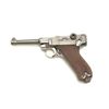 Image 1 : Luger by DWM semi-automatic pistol, Police  re-work in Weiomar Republic era; 9mm caliber,  4” barrel