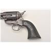 Image 1 : Colt SAA revolver, .45 caliber, 4.75” barrel,  blued finish, checkered hard rubber grips,  S/N 23201
