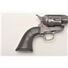 Image 6 : Colt SAA revolver, .45 caliber, 4.75” barrel,  blued finish, checkered hard rubber grips,  S/N 23201