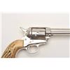 Image 2 : Colt SAA revolver, .32 W.C.F. caliber, 5.5”  barrel, old re-nickel finish, stag grips, S/N  274289, 