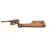 Image 1 : Broomhandle Mauser semi-automatic pistol with  non-matching (S/N 557) wooden stock/holster,  marked 