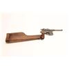 Image 2 : Broomhandle Mauser semi-automatic pistol with  non-matching (S/N 557) wooden stock/holster,  marked 