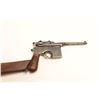 Image 8 : Broomhandle Mauser semi-automatic pistol with  non-matching (S/N 557) wooden stock/holster,  marked 