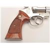 Image 2 : Smith & Wesson Model 19-3 DA revolver, .357  Magnum caliber, 4” barrel, nickel finish,  checkered wo