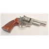 Image 4 : Smith & Wesson Model 19-3 DA revolver, .357  Magnum caliber, 4” barrel, nickel finish,  checkered wo