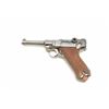 Image 10 : German Luger semi-automatic pistol, .30  Commercial caliber, 3.75” barrel, blued  finish, checkered 