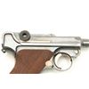 Image 4 : German Luger semi-automatic pistol, .30  Commercial caliber, 3.75” barrel, blued  finish, checkered 