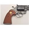 Image 2 : Colt Diamondback DA revolver, .22LR caliber,  4” barrel, blued finish, checkered wood  medallion gri