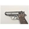 Image 2 : Walther Model PPK semi-automatic pistol, 9mm  kurz caliber, 3.5” barrel, blued finish,  checkered br
