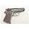 Image 4 : Walther Model PPK semi-automatic pistol, 9mm  kurz caliber, 3.5” barrel, blued finish,  checkered br