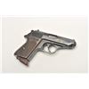 Image 5 : Walther Model PPK semi-automatic pistol, 9mm  kurz caliber, 3.5” barrel, blued finish,  checkered br