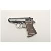 Image 9 : Walther Model PPK semi-automatic pistol, 9mm  kurz caliber, 3.5” barrel, blued finish,  checkered br