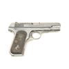 Image 3 : Colt Pocket hammerless semi-automatic pistol,  .380 caliber, 4” barrel, blued finish,  checkered har