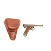 Image 1 : Japanese Nambu small guard semi-automatic  pistol, 8mm caliber, 4.5” barrel, blued  finish, wood gri