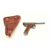 Image 2 : Japanese Nambu small guard semi-automatic  pistol, 8mm caliber, 4.5” barrel, blued  finish, wood gri